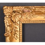19th Century English School. A Gilt Composition Frame, with swept corners, rebate 10" x 6" (25.4 x