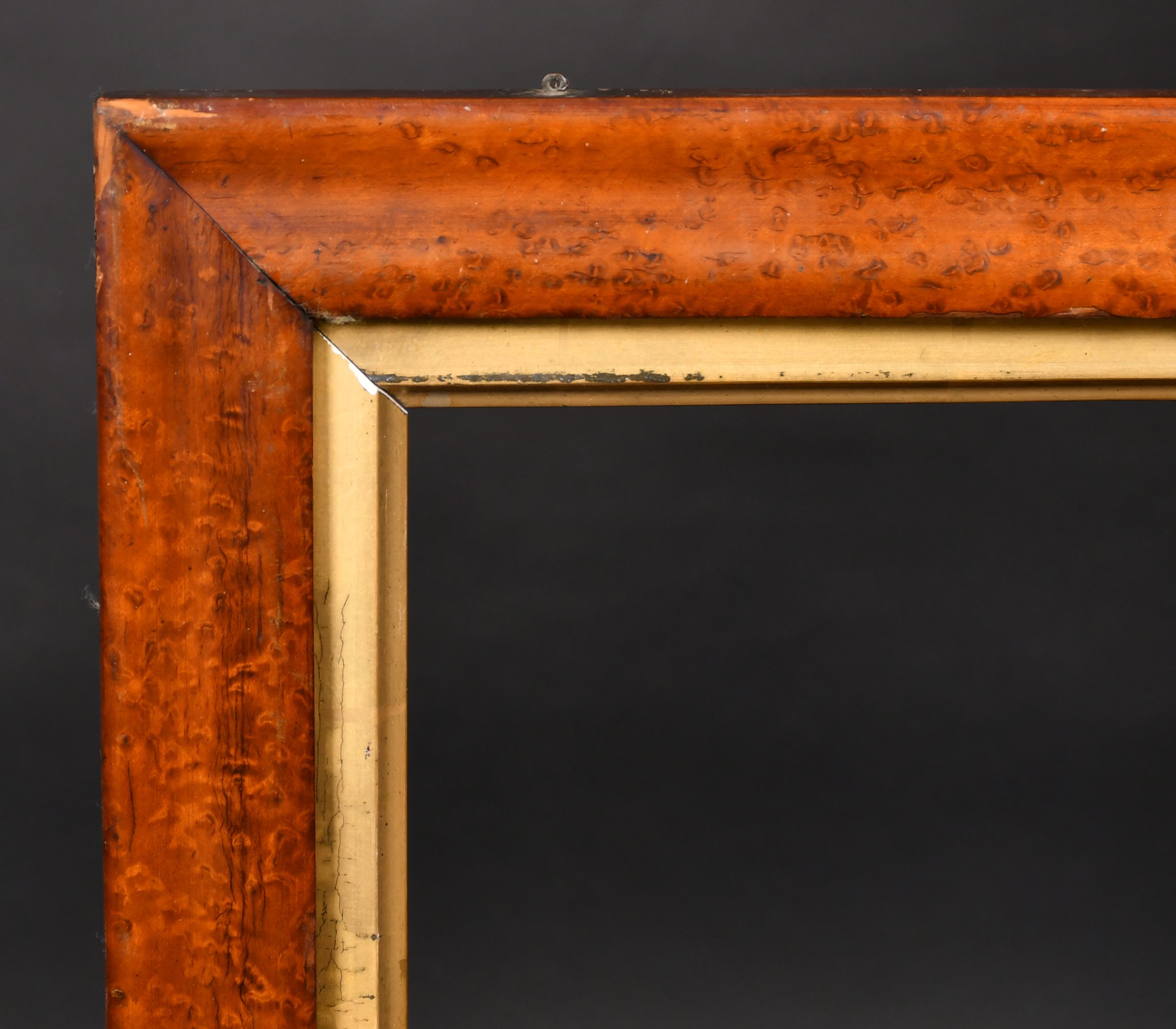 19th Century English School. A Maple Frame, with a gilt slip, rebate 19.75" x 15" (50.1 x 38.1cm)