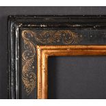 20th Century Italian School. A Black and Gilt Painted Frame, rebate 13.25" x 9.75" (33.6 x 24.7cm)
