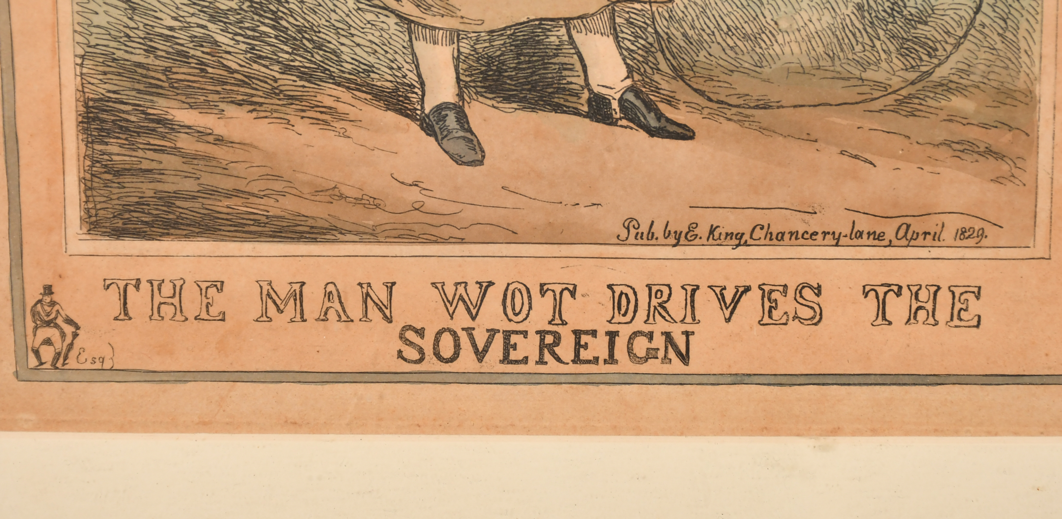 William Heath (1794-1840) British. "The Man Wot Drives The Sovereign", Etching, 11.5" x 7.75" (29. - Image 5 of 7