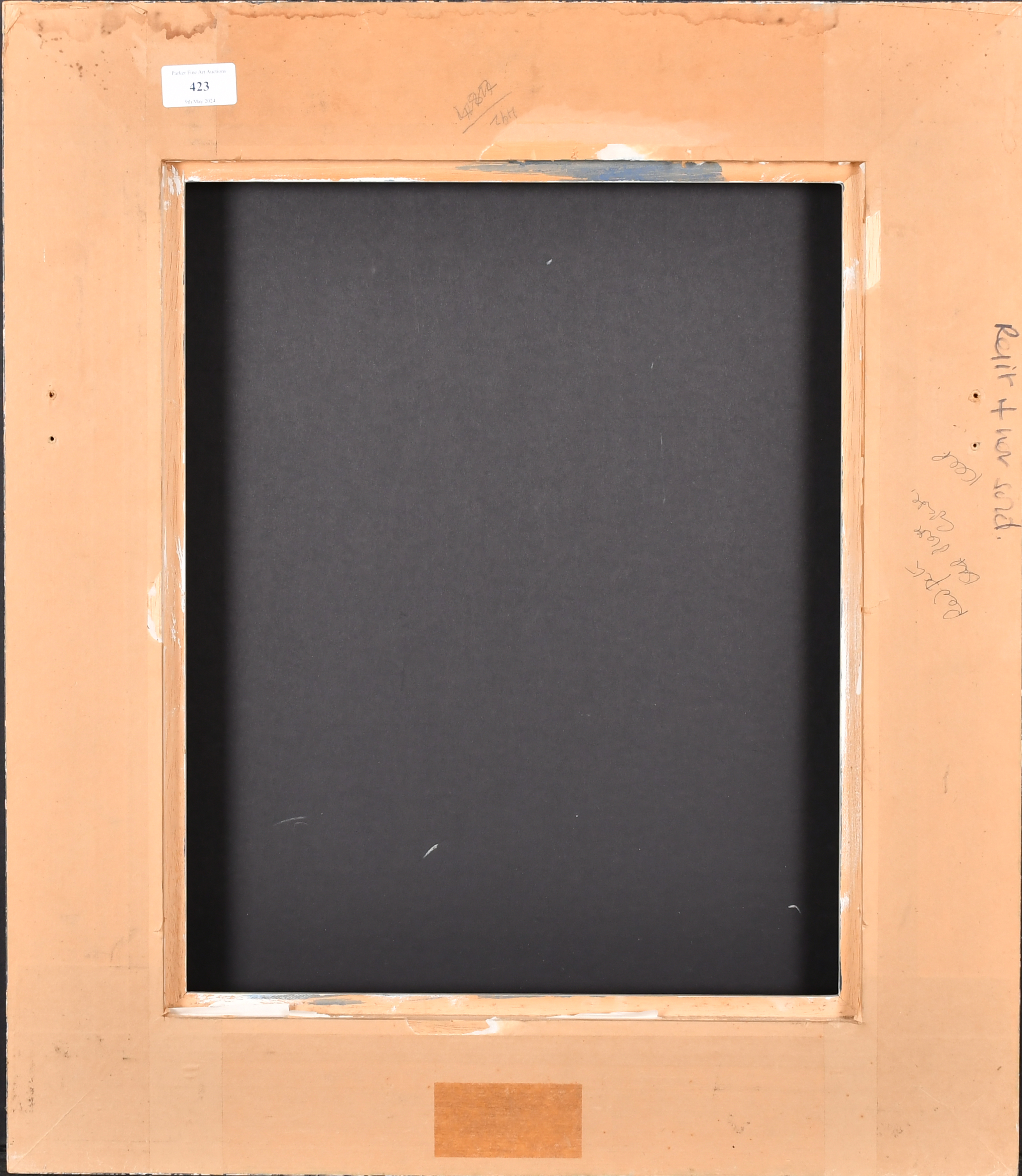 20th Century English School. A Hollow Painted Frame, rebate 17.25" x 14" (43.8 x 35.5cm) - Image 3 of 3