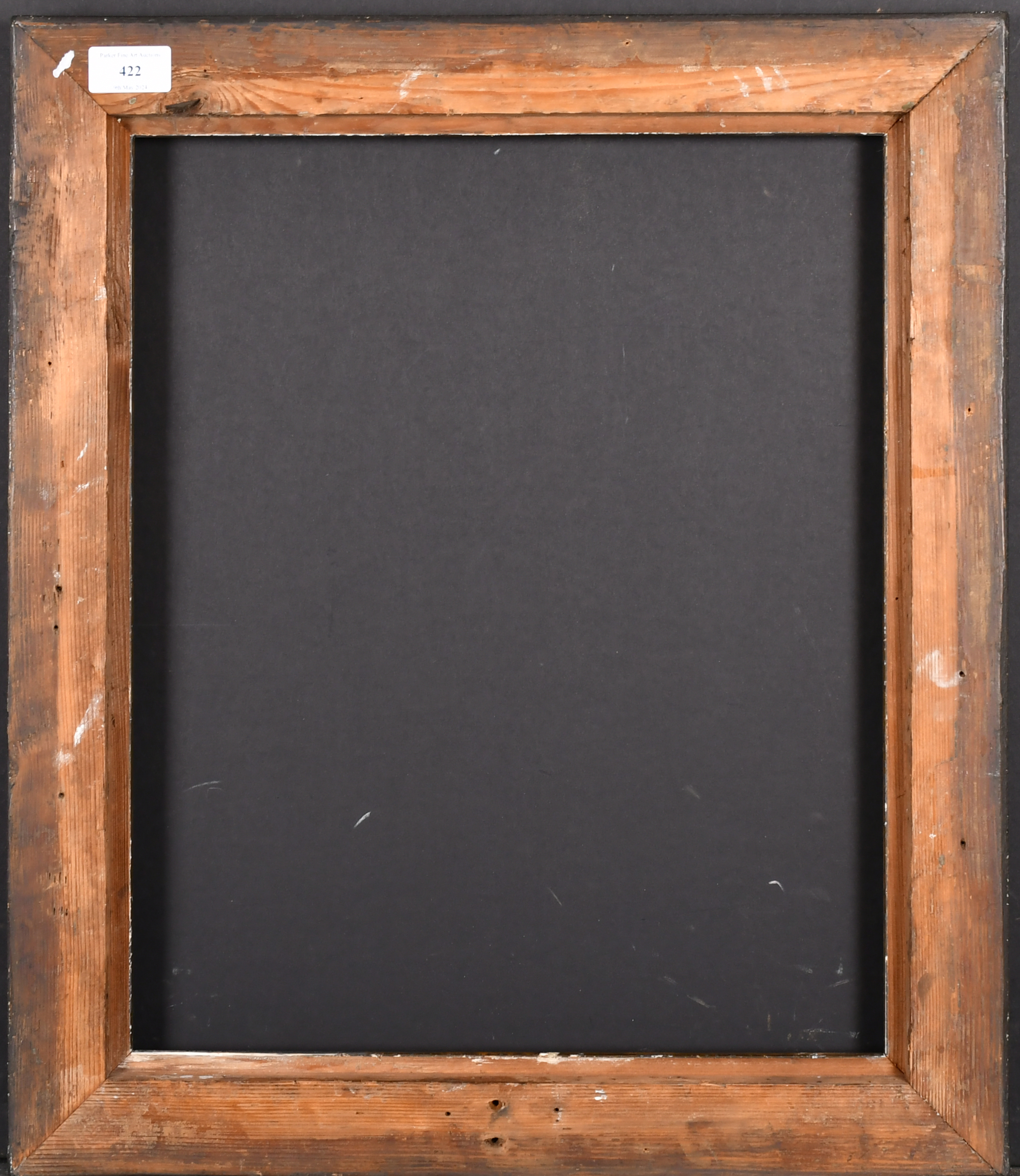 19th Century English School. A Silver Composition Frame, rebate 17.25" x 14.25" (43.7 x 36.2cm) - Image 3 of 3
