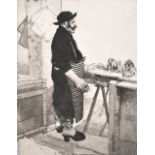 Wilfred Fairclough (1907-1996) British. "Mario, Venetian Fishmonger", Etching, Signed and dated 1966