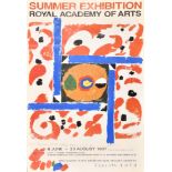 Joe Tilson (1928-2023) British. "Summer Exhibition Royal Academy of Arts, 1987", Poster, Signed '