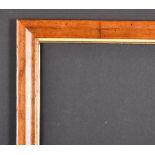 20th Century English School. A Maple Frame with a gilt slip, rebate 24" x 18" (61 x 45.7cm)