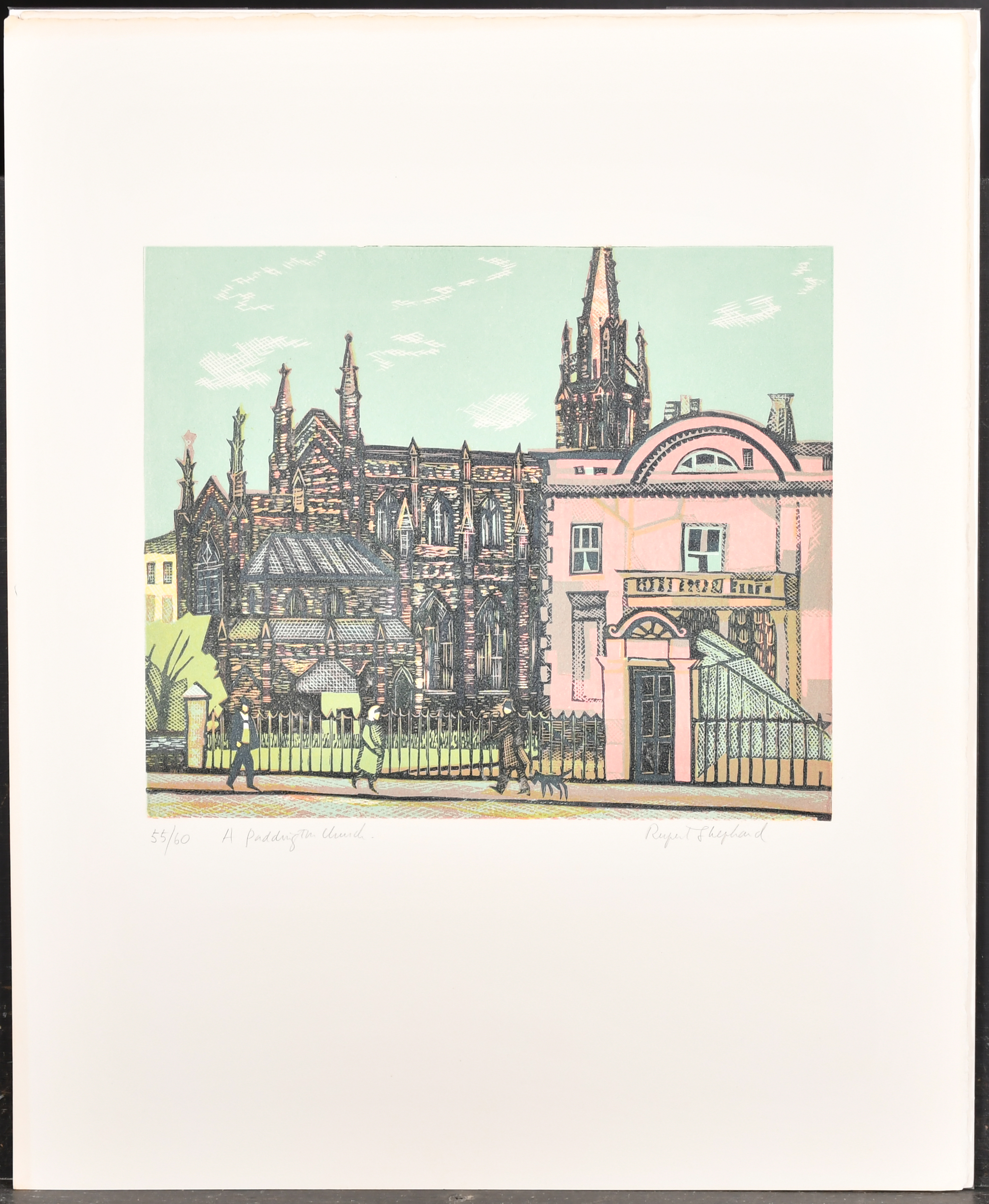 Rupert Shephard (1909-1992) British. "Royal Exchange", Lithograph, Signed, inscribed and numbered - Image 3 of 6