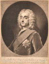 After William Hoare (1707-1792) British. The Right Hon. Philip Dormer Stanhope, Earl of