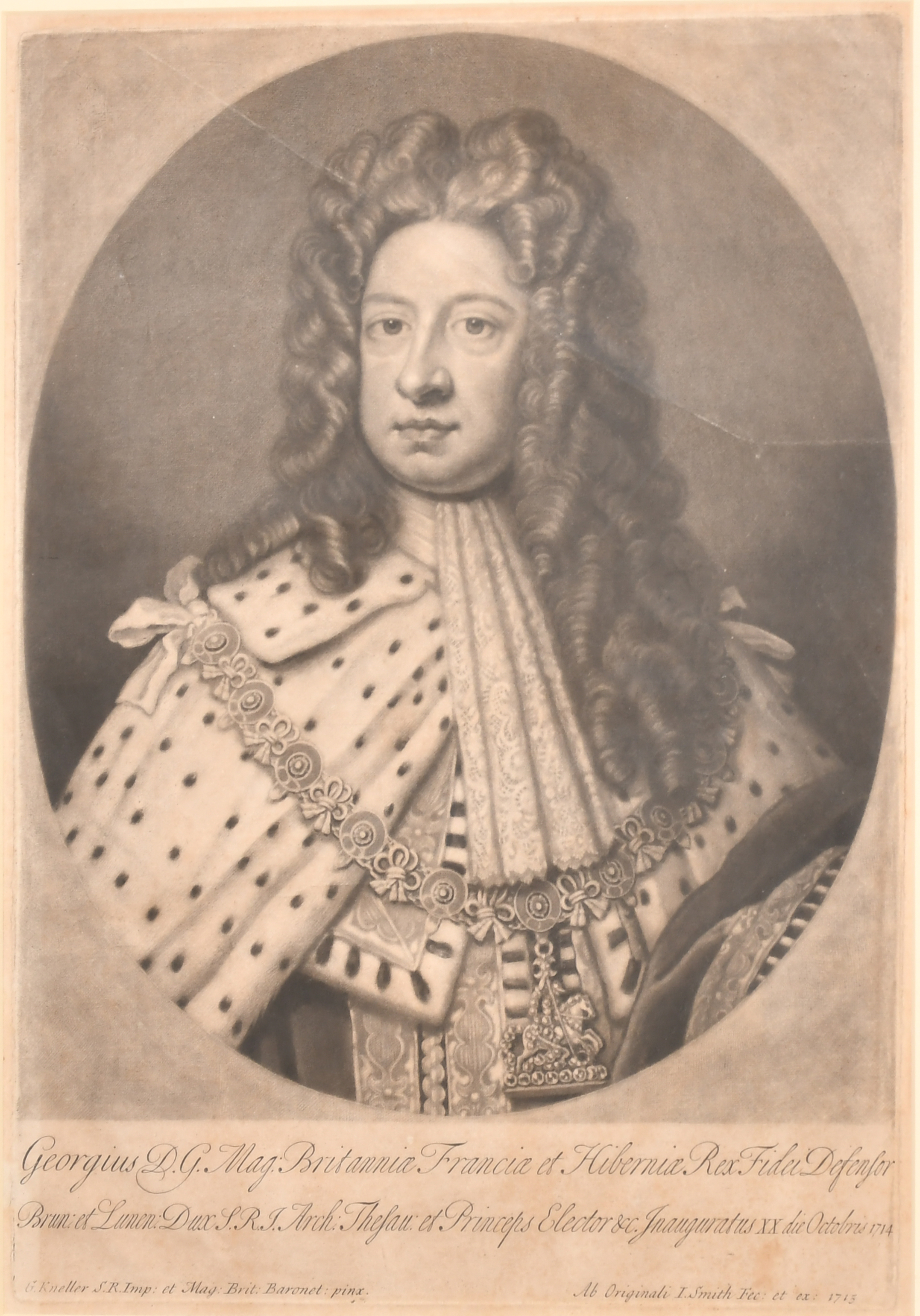 After Godfrey Kneller (1646-1723) German/British. William Cavendish, Duke of Devonshire, Mezzotint - Image 3 of 10