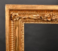 Late 18th Century European School. A Horizontal Gilt Composition Frame, with swag decoration, rebate