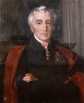 Circle of Henry Perronet Briggs (1793-1844) British. Portrait of Arthur Wellesley, 1st Duke of