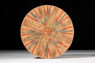 EGYPTIAN PAINTED PLATE