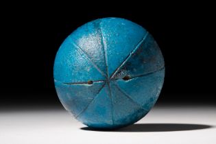 EGYPTIAN FAIENCE BALL BEAD