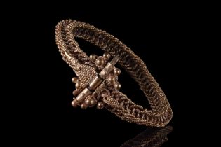 HEAVY SELJUK GOLD WOVEN BRACELET