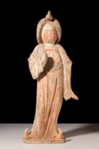 TANG DYNASTY TERRACOTTA FAT LADY - TL TESTED