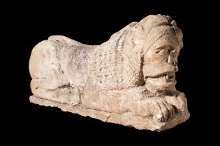 CENTRAL ASIA, MEDIEVAL STONE LION