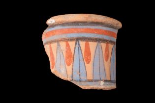 EGYPTIAN AMARNA POTTERY NECK OF JAR