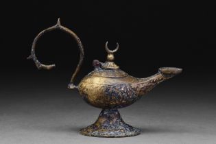 OTTOMAN BRASS LAMP