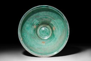 SELJUK GREEN GLAZED BOWL