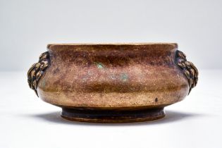 CHINESE BRONZE CENSER WITH QIANLONG MARK