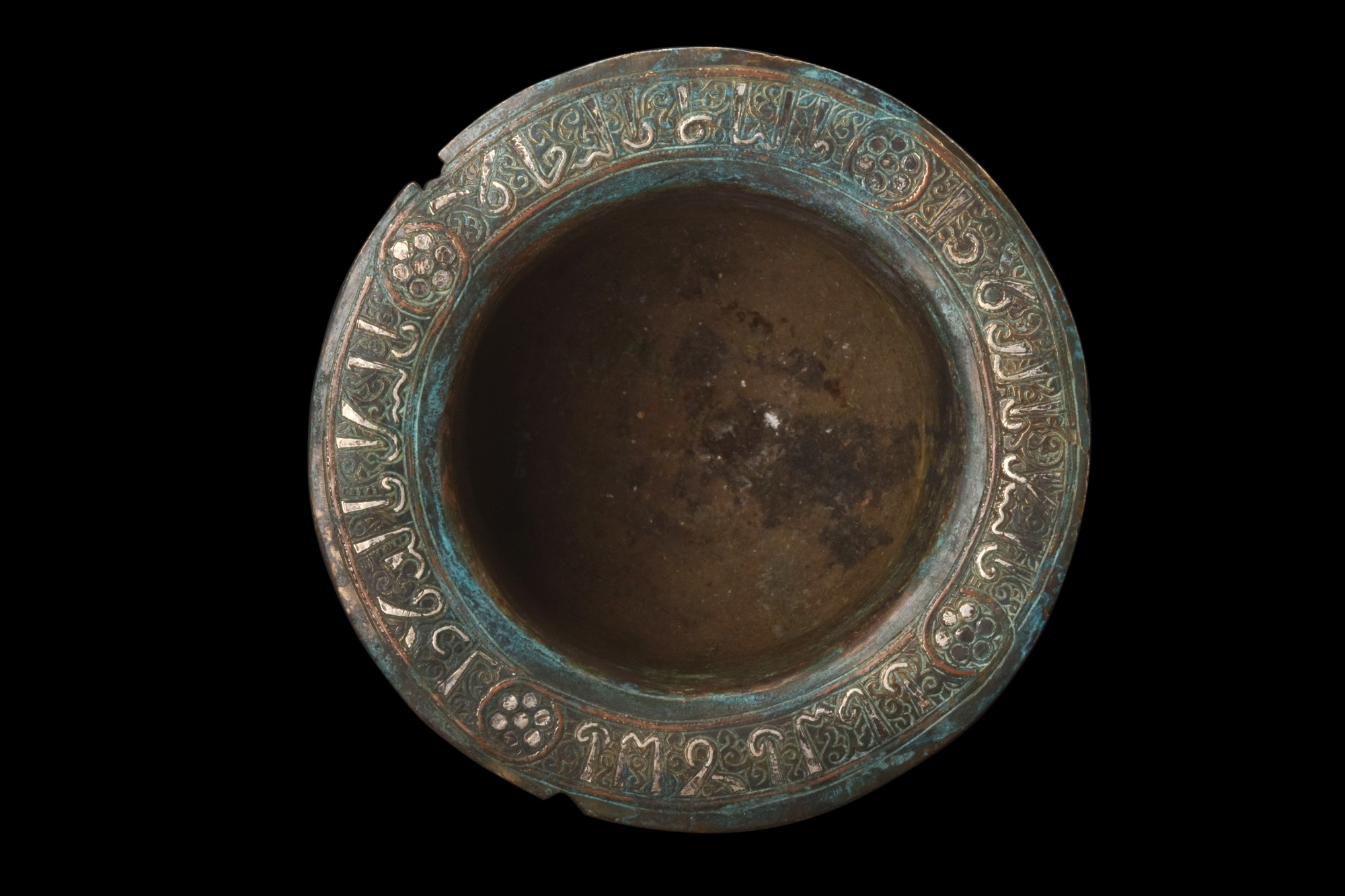 SUPERB SELJUK SILVER INLAID BRONZE PESTLE AND MORTAR - Image 5 of 6