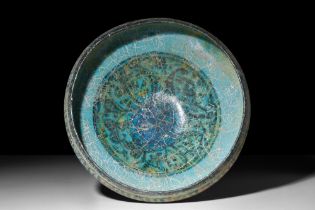 KASHAN TURQUOISE GLAZED BOWL