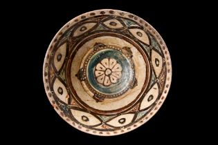 NISHAPUR GLAZED POTTERY BOWL