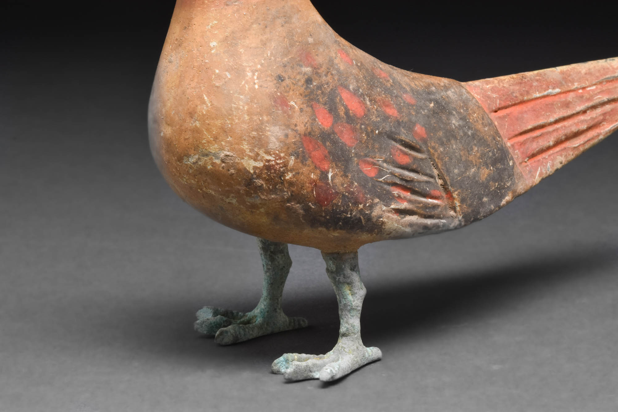 CHINESE HAN DYNASTY TERRACOTTA BIRD - TL TESTED - Image 5 of 6