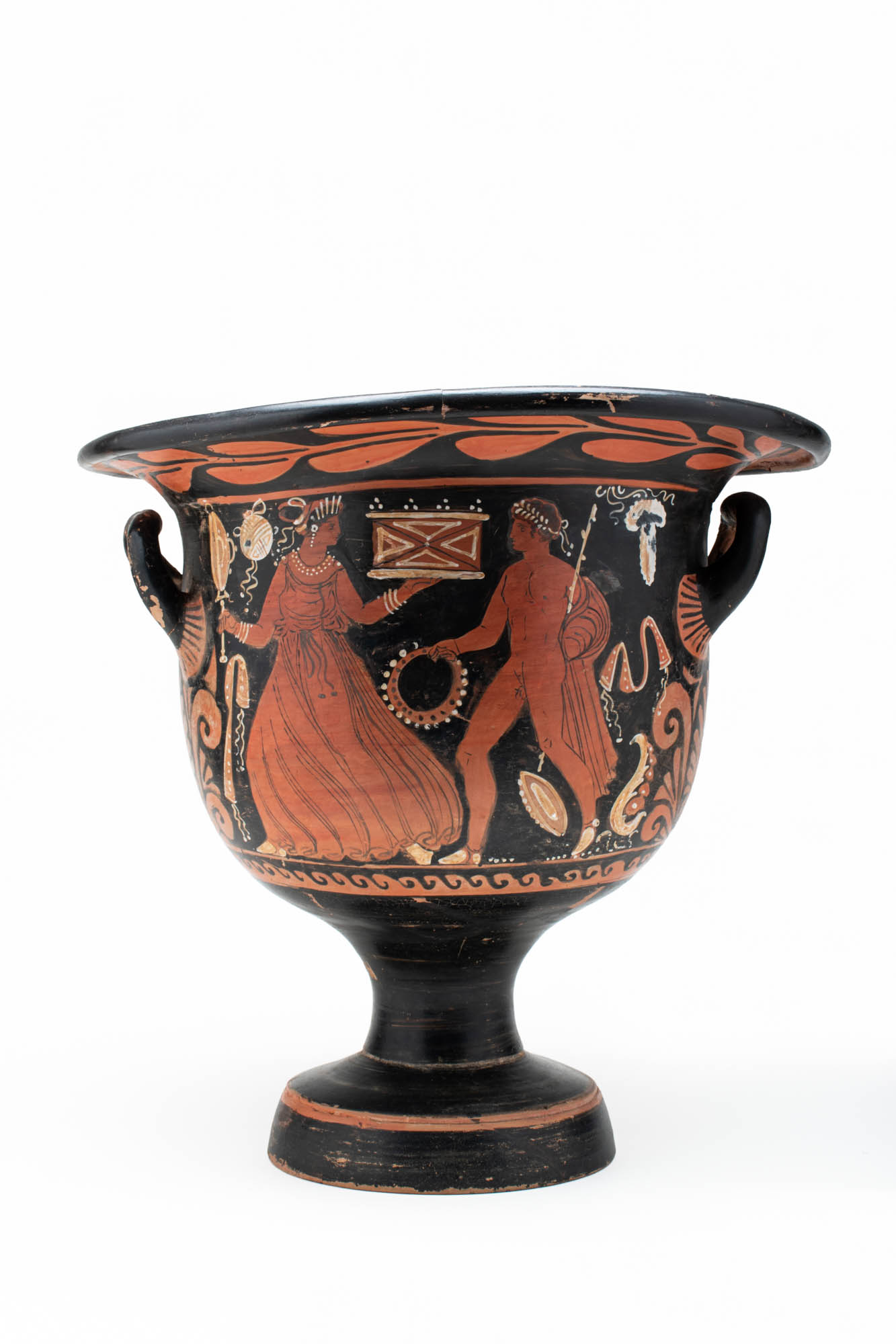 GREEK APULIAN RED-FIGURE BELL KRATER