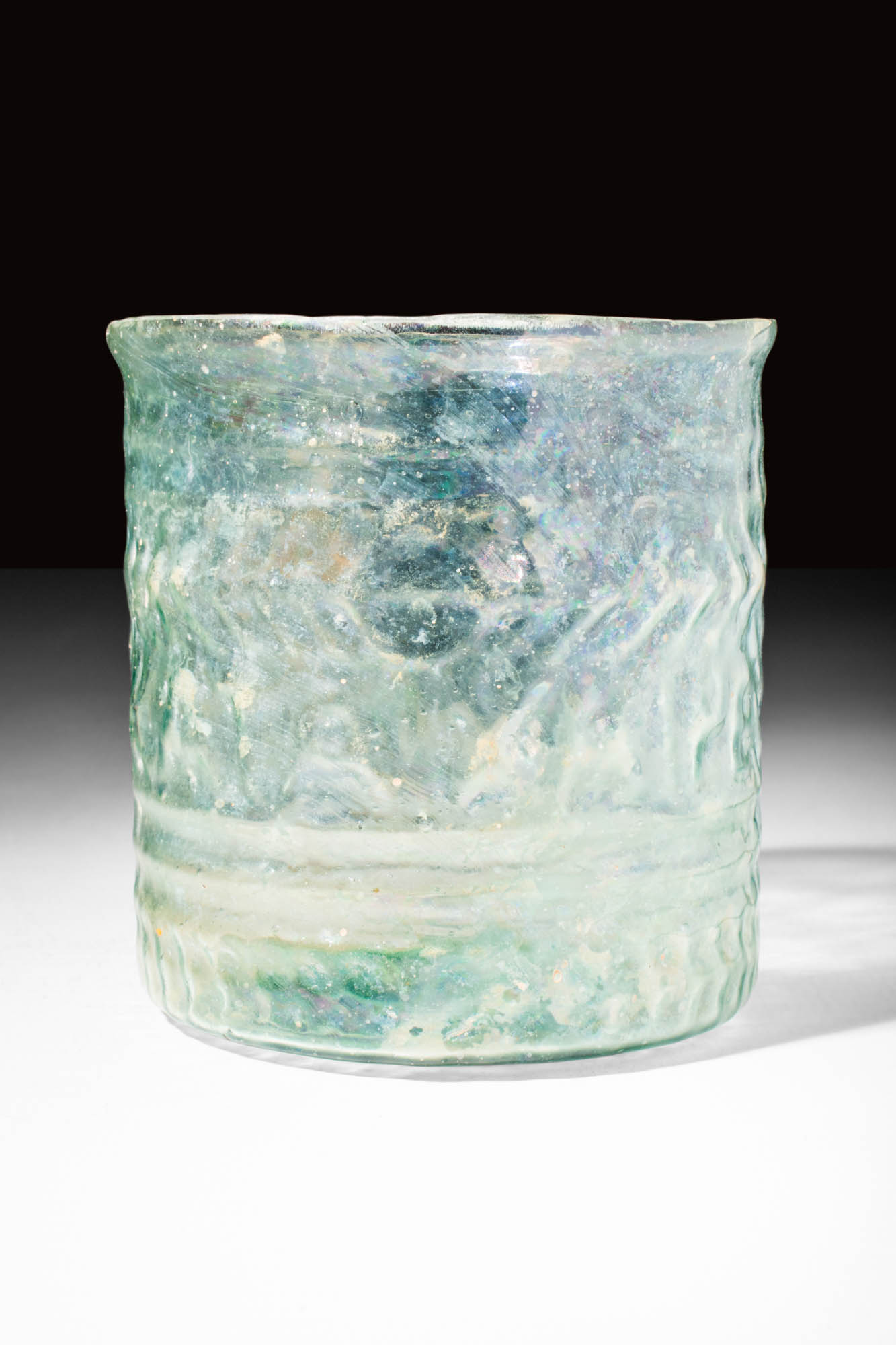 BYZANTINE GLASS CUP DECORATED WITH INSCRIPTION - Image 2 of 5