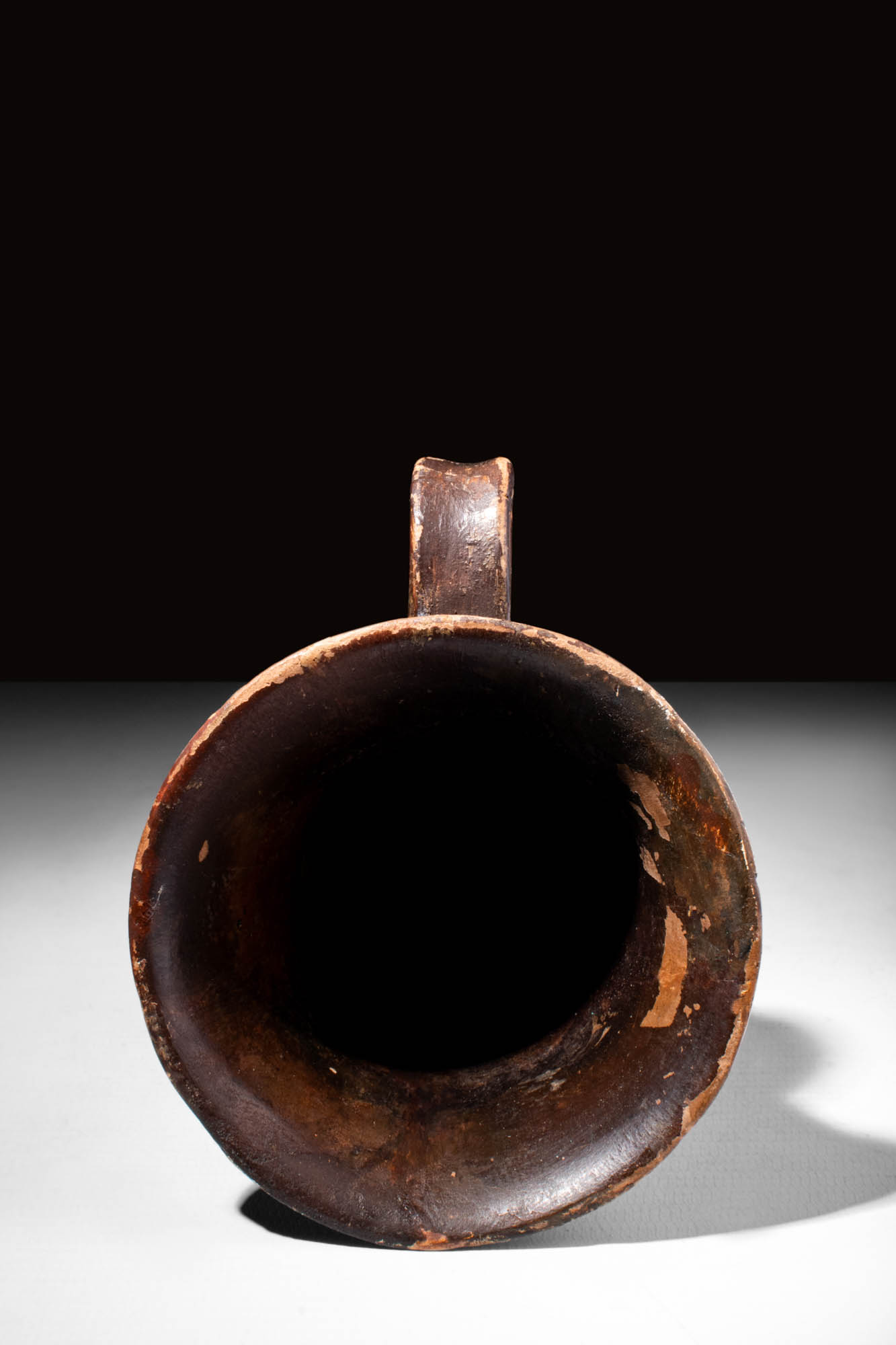 CAMPANIAN BLACK GLAZE RAM SHAPED RHYTON - Image 6 of 8