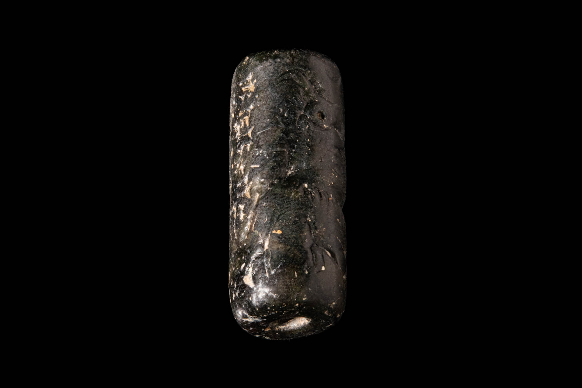 SUMERIAN BLACK STONE CYLINDER SEAL- ORIGINAL LAMBERT REPORT - Image 3 of 5