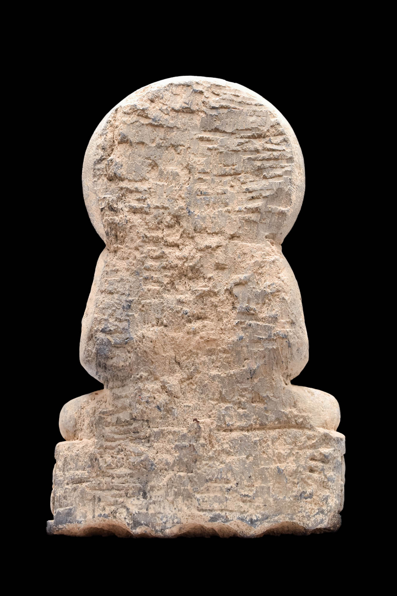 GANDHARAN SCHIST SEATED BODHISATTVA MAITREYA - Image 4 of 7