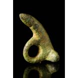 ROMAN BRONZE PHALLIC AMULET