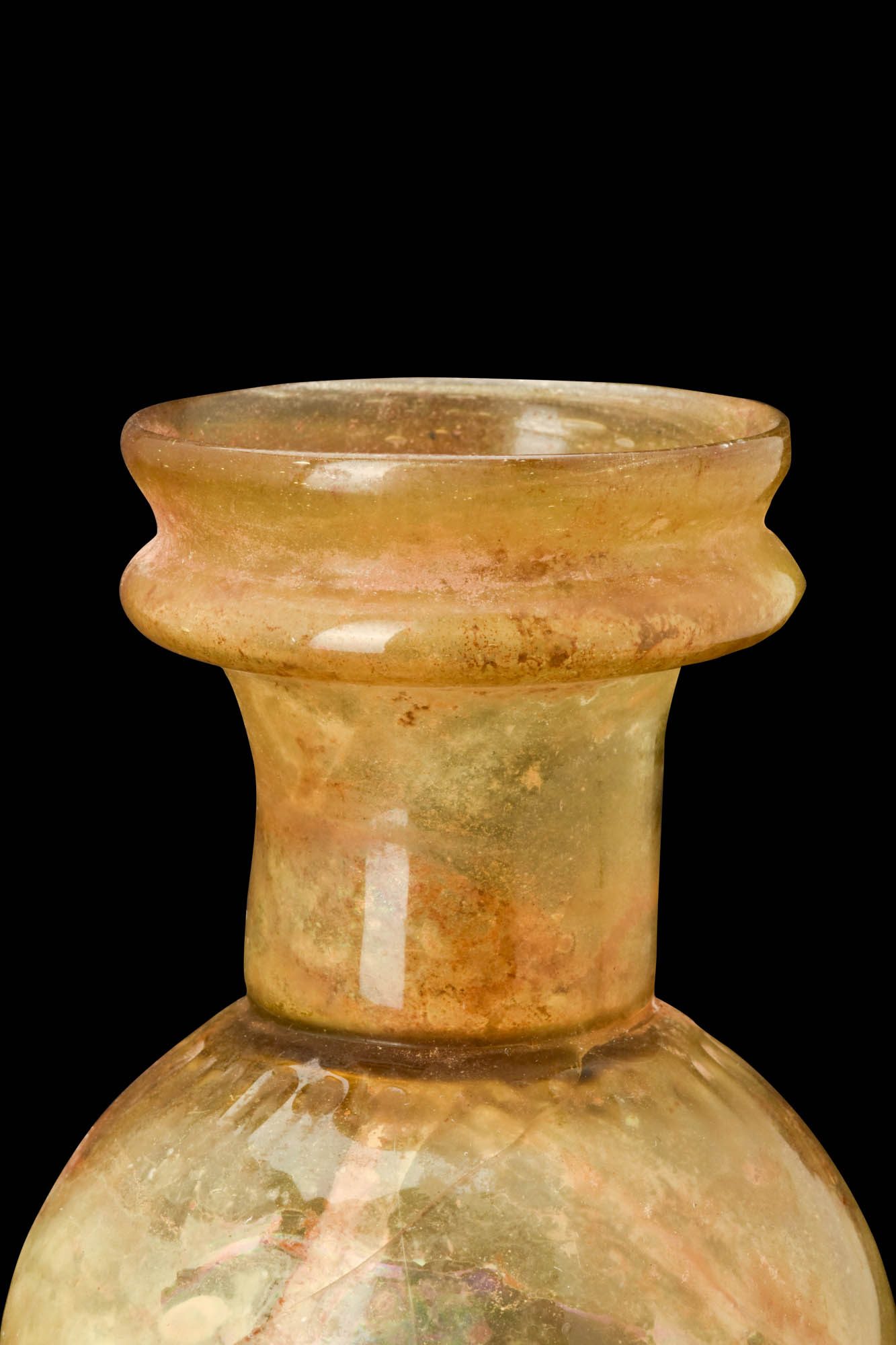 RARE ROMAN GLASS SPRINKLER FLASK - Image 7 of 7