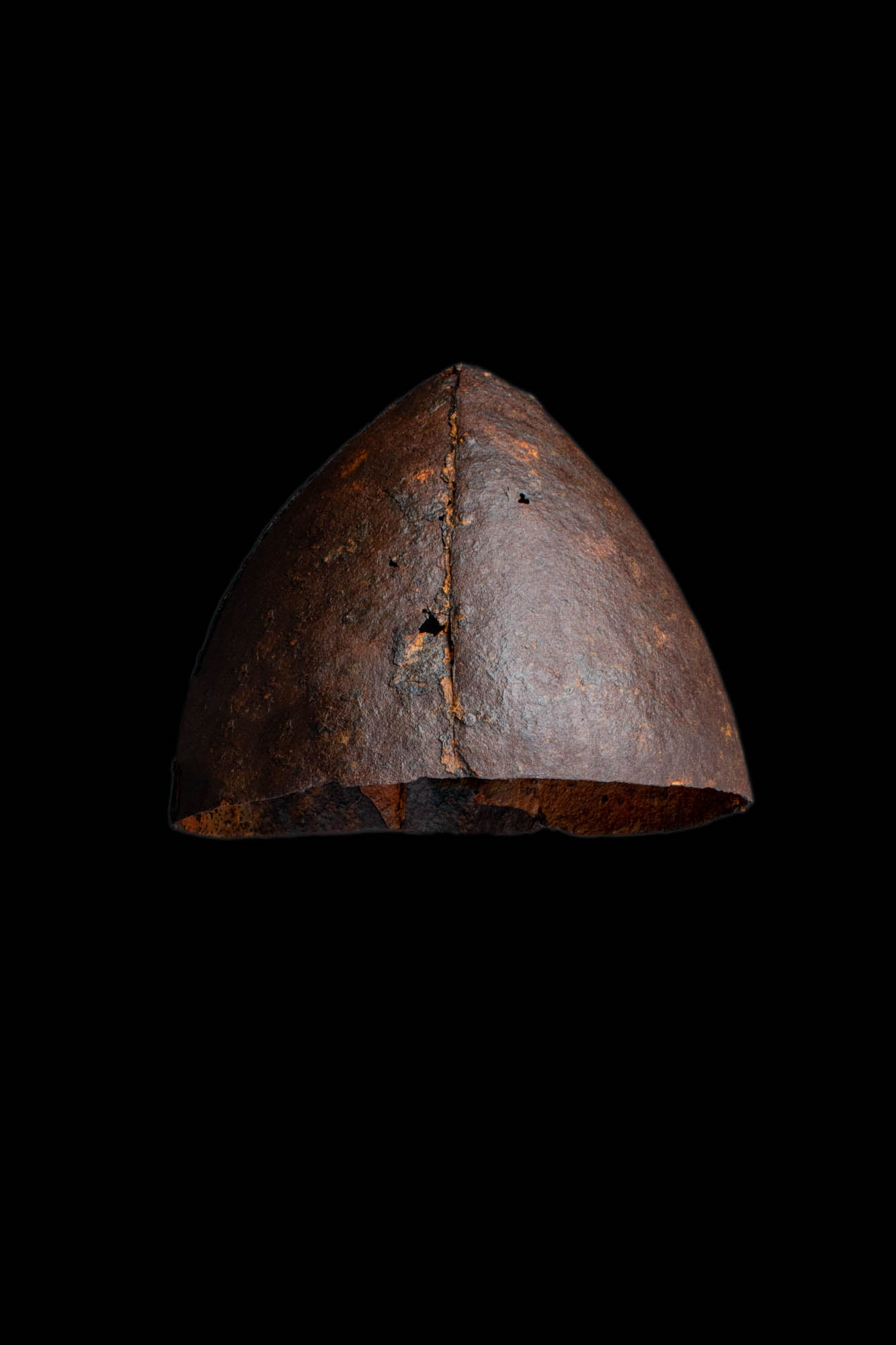 VIKING FOUR-PLATE IRON SPANGENHELM-TYPE HELMET