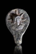 ROMAN BRONZE PENDANT WITH SOL INVICTUS