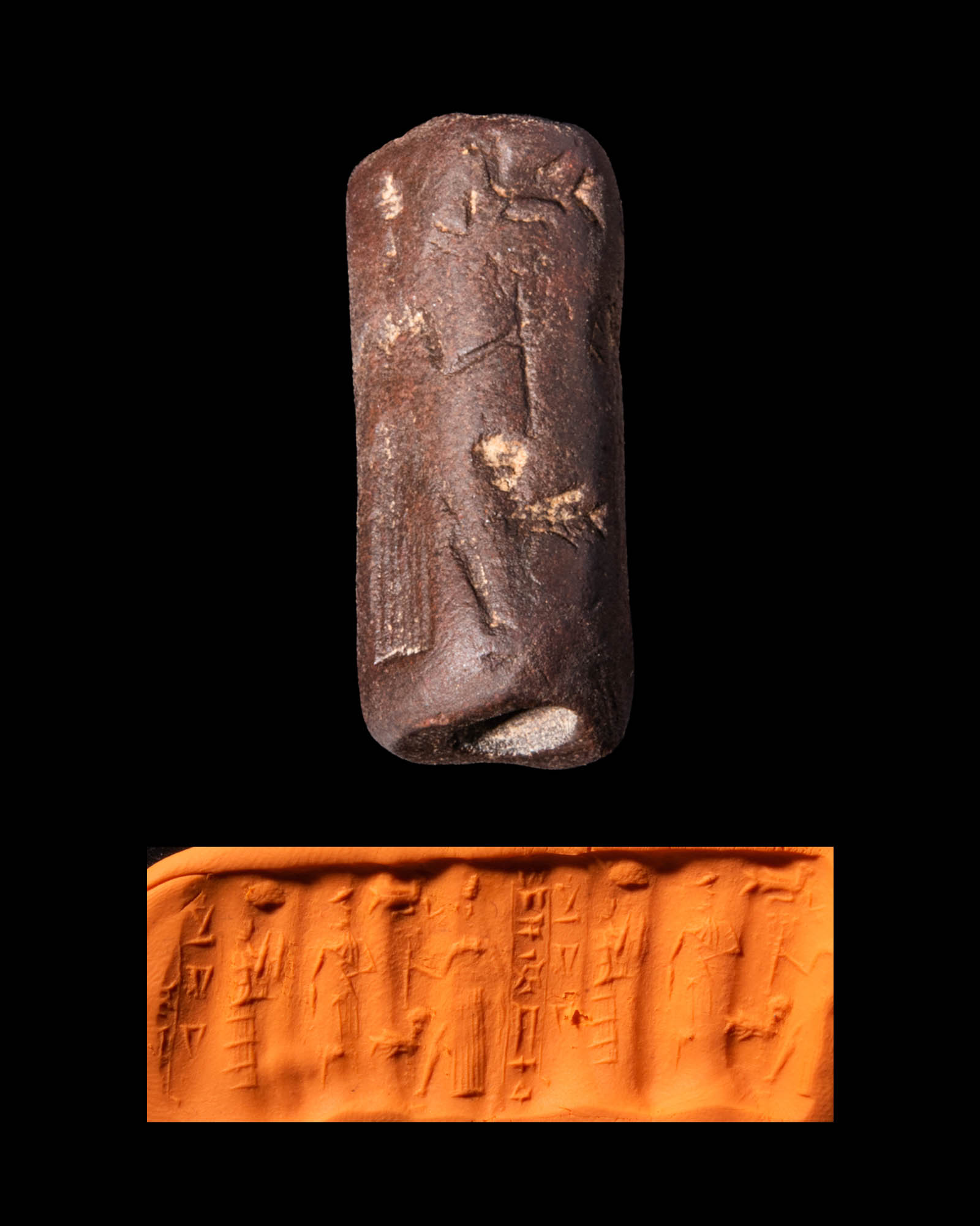 OLD BABYLONIAN CYLINDER SEAL