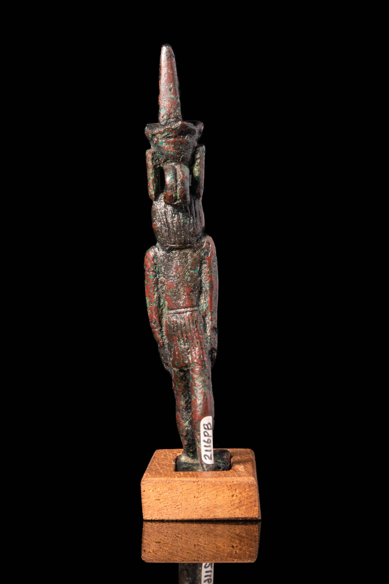EGYPTIAN STATUETTE OF THE GOD NEFERTEM - Image 4 of 4
