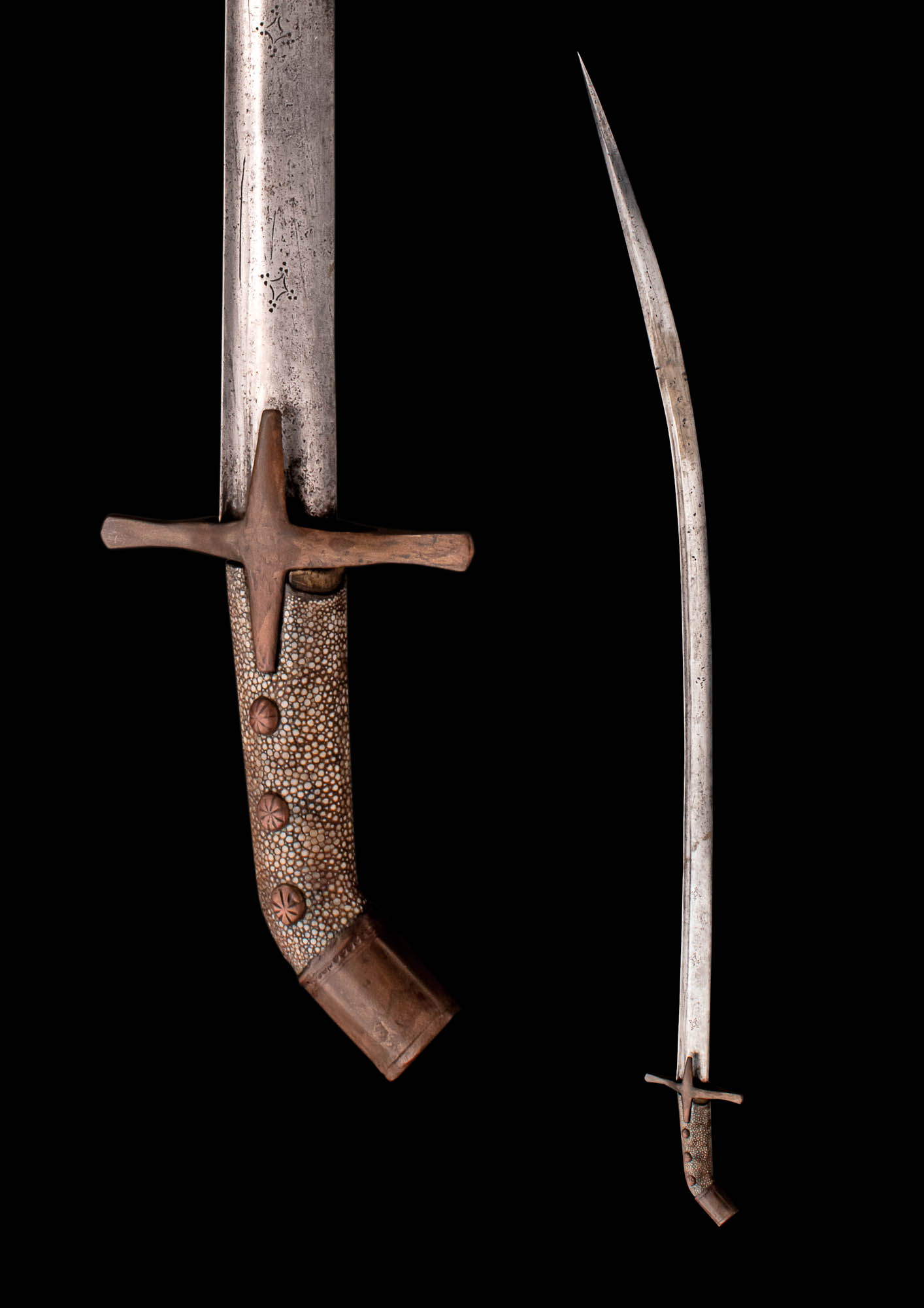 TATAR SABER SWORD DECORATED WITH RHOMBS