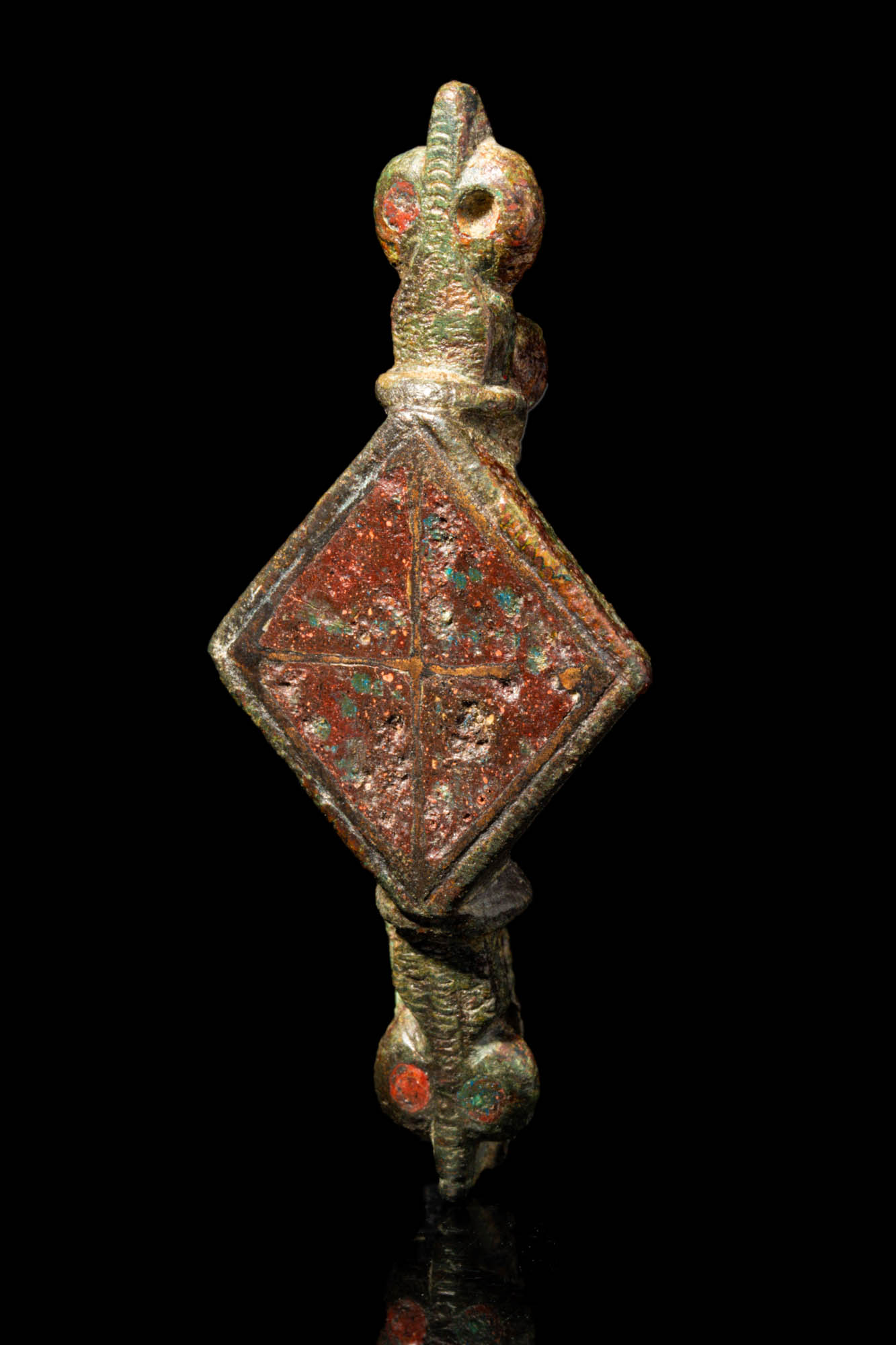 ROMAN BRONZE ENAMELLED BROOCH - Image 2 of 3