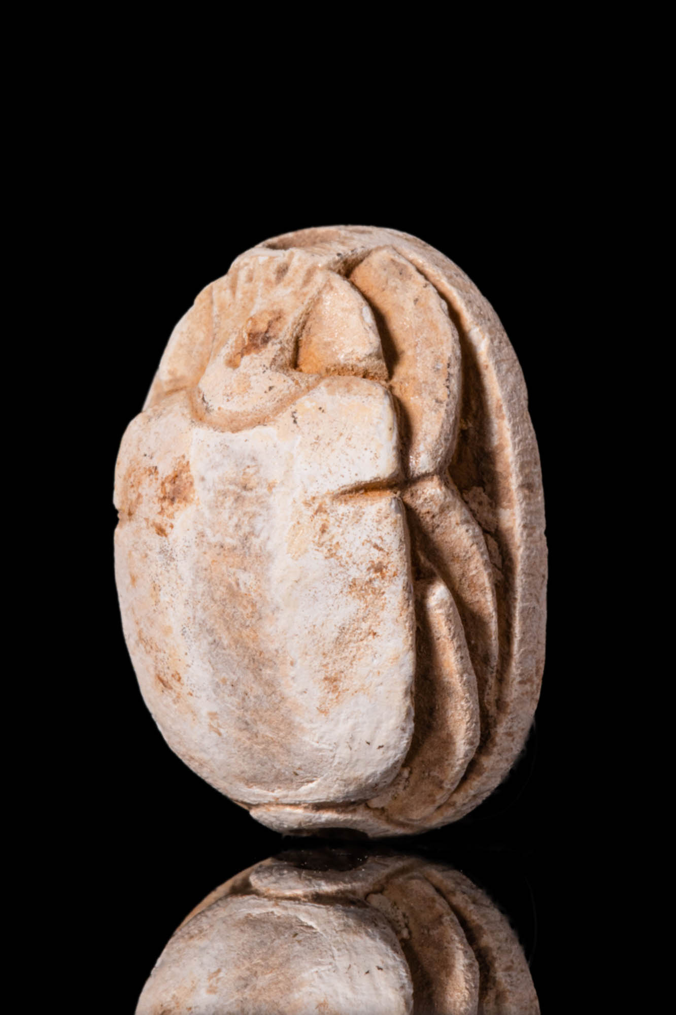 EGYPTIAN STEATITE SCARAB WITH HYKSOS PANEL - Image 4 of 4