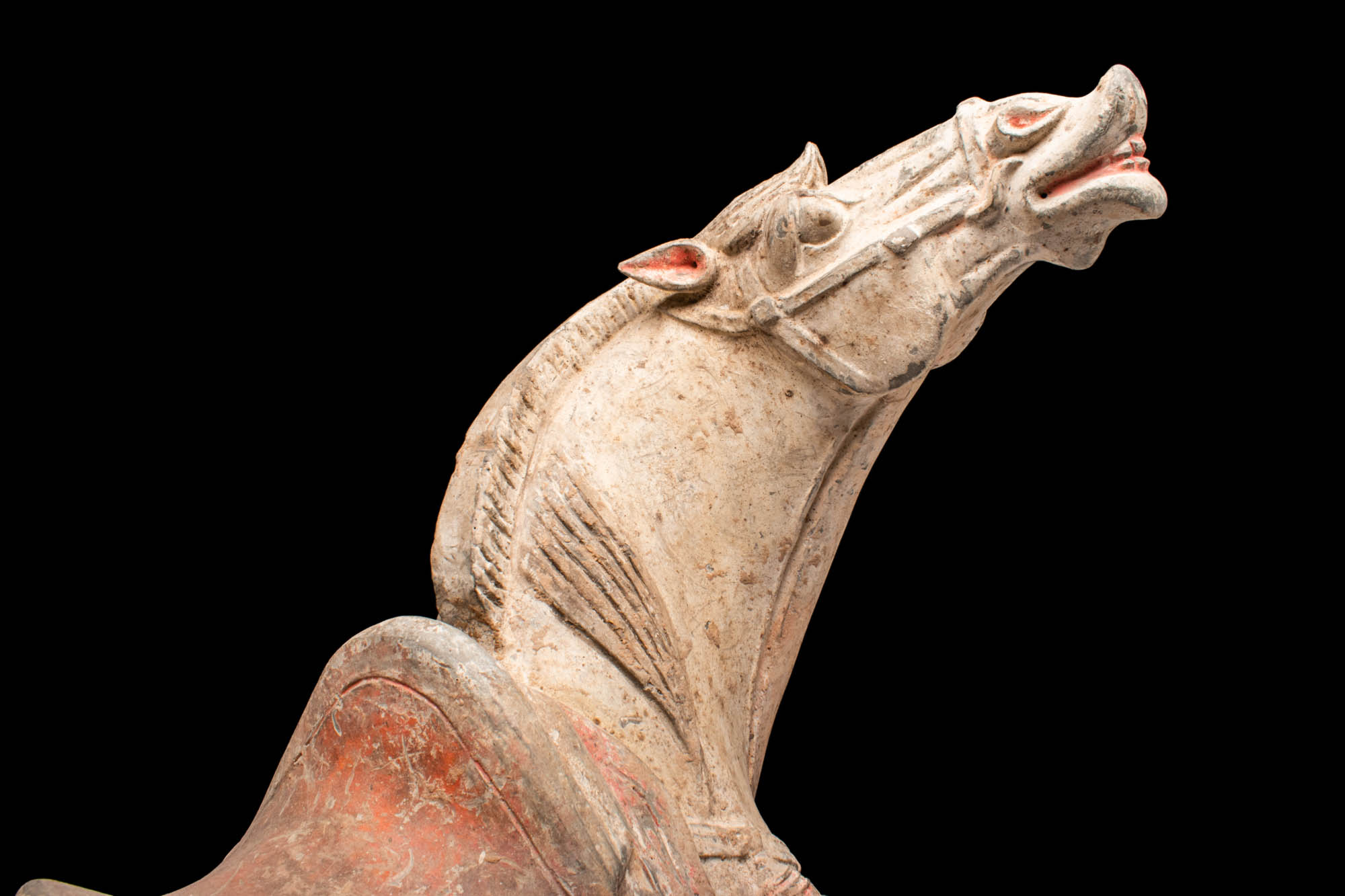 LARGE CHINESE TANG DYNASTY TERRACOTTA HORSE - TL TESTED - Image 5 of 7