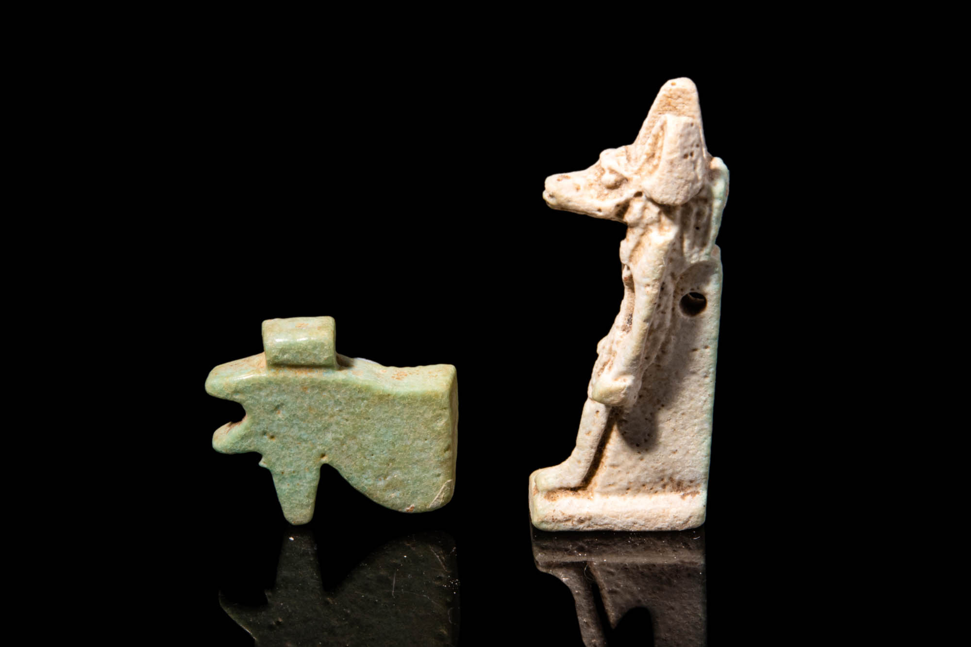 EGYPTIAN FAIENCE AMULETS - Image 3 of 3