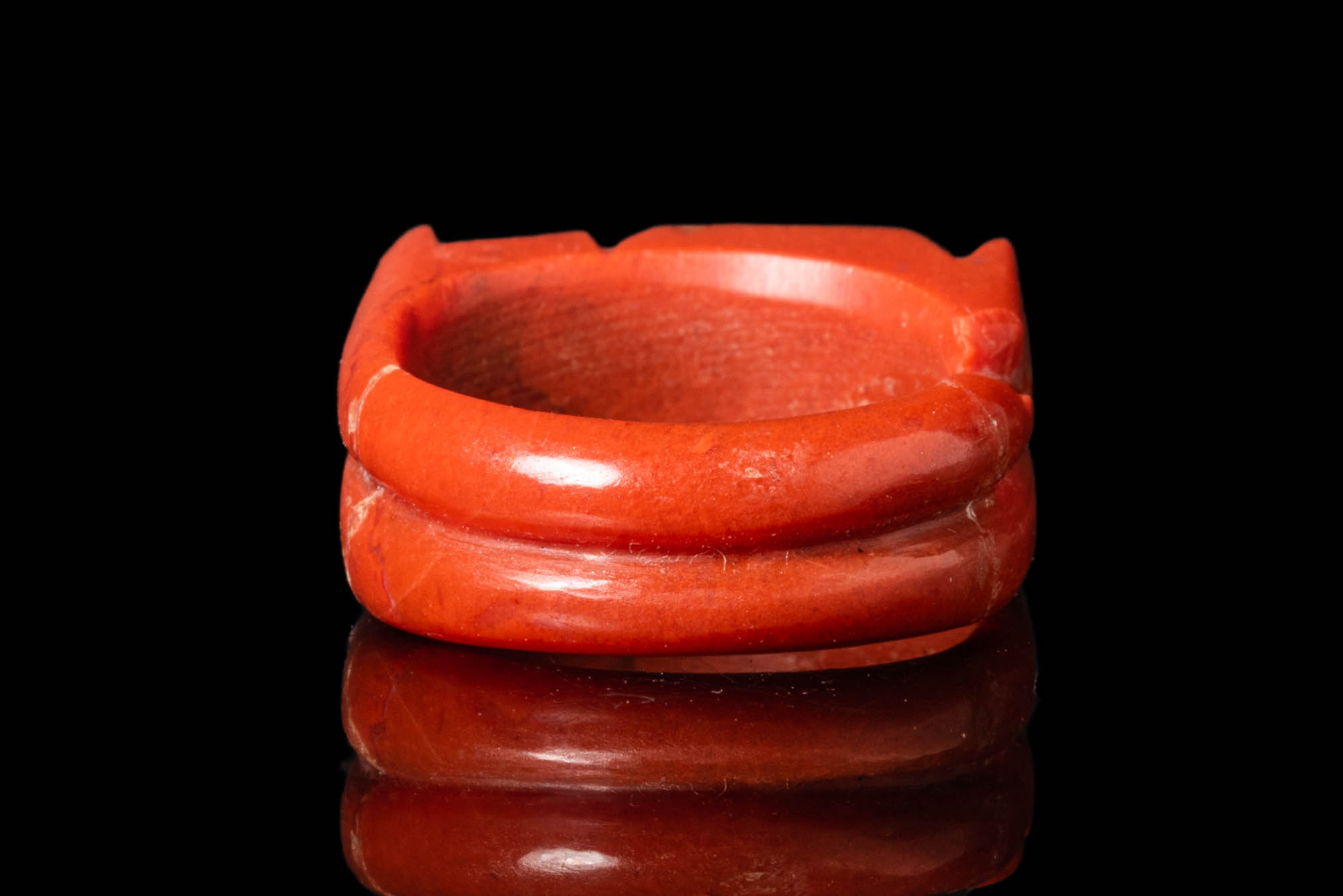 EGYPTIAN RED JASPER RING WITH THE CARTOUCHE OF RAMSES II - Image 4 of 4