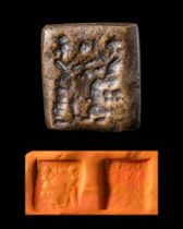 SUMERIAN SQUARE STONE SEAL