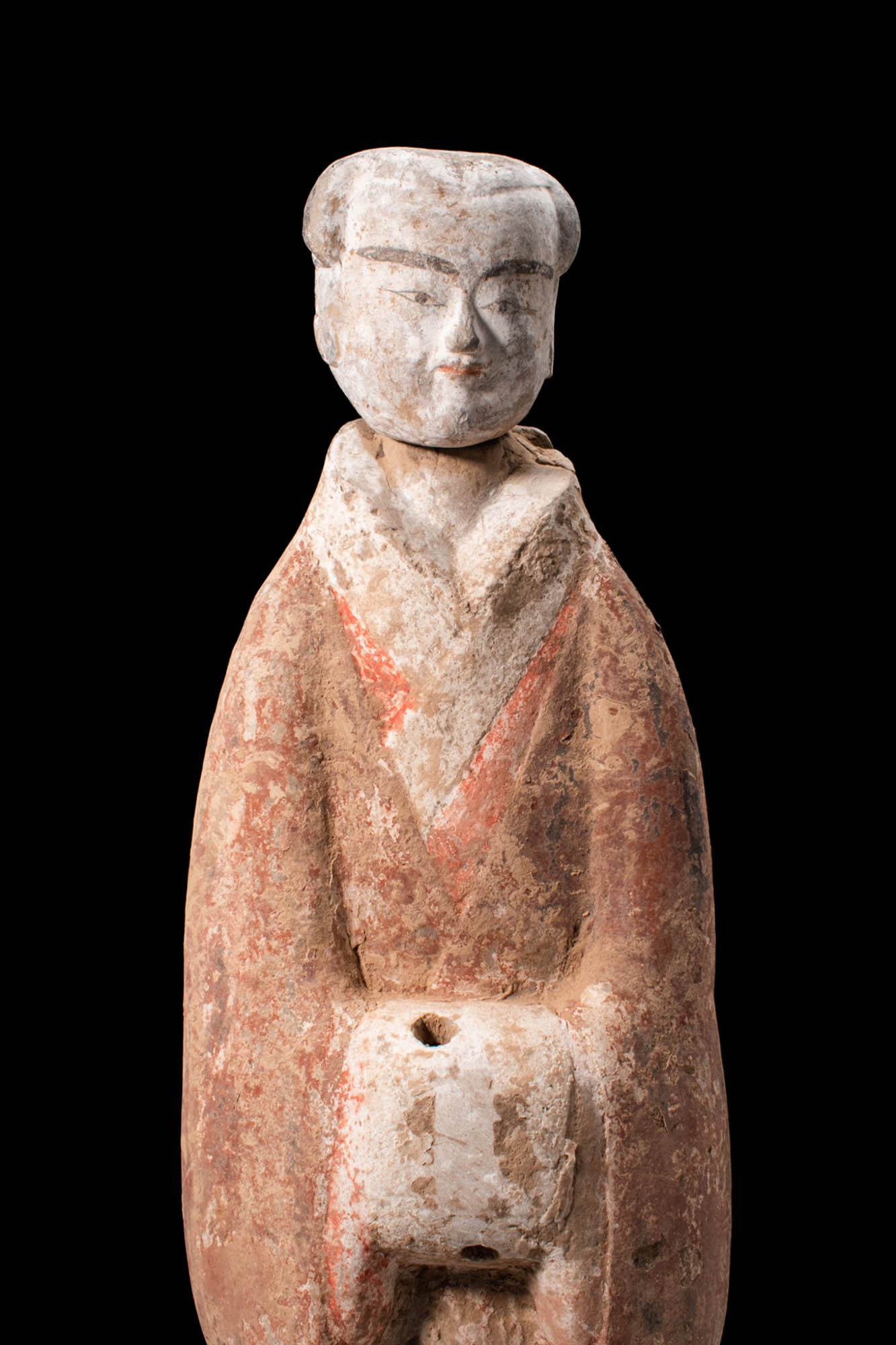 CHINESE HAN DYNASTY TERRACOTTA COURT LADY - Image 5 of 6