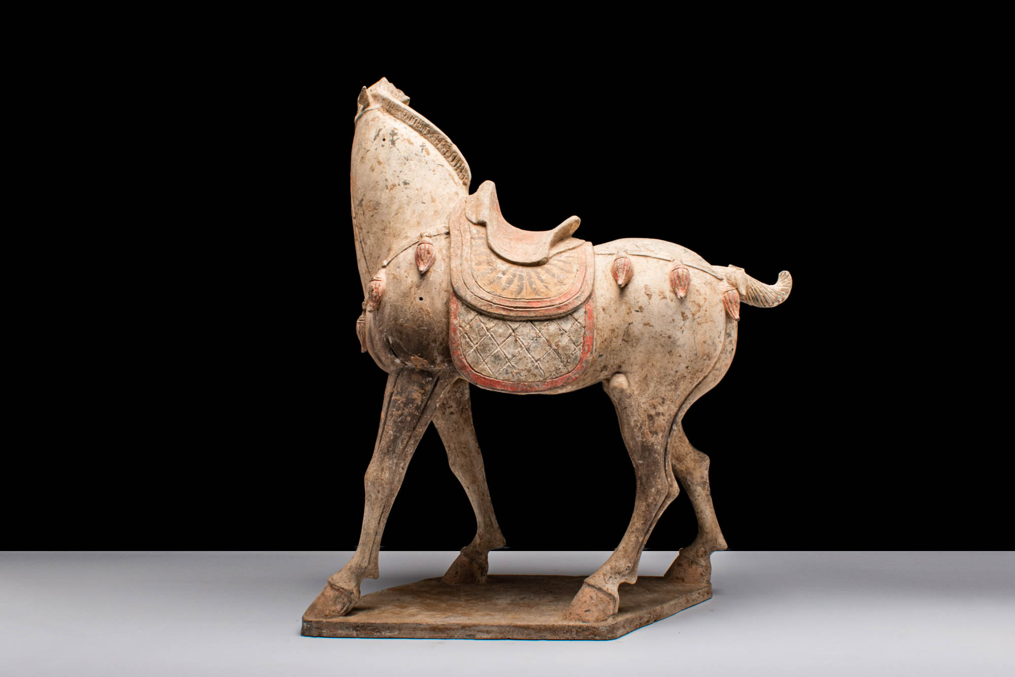 LARGE CHINESE TANG DYNASTY TERRACOTTA HORSE - TL TESTED - Image 3 of 7
