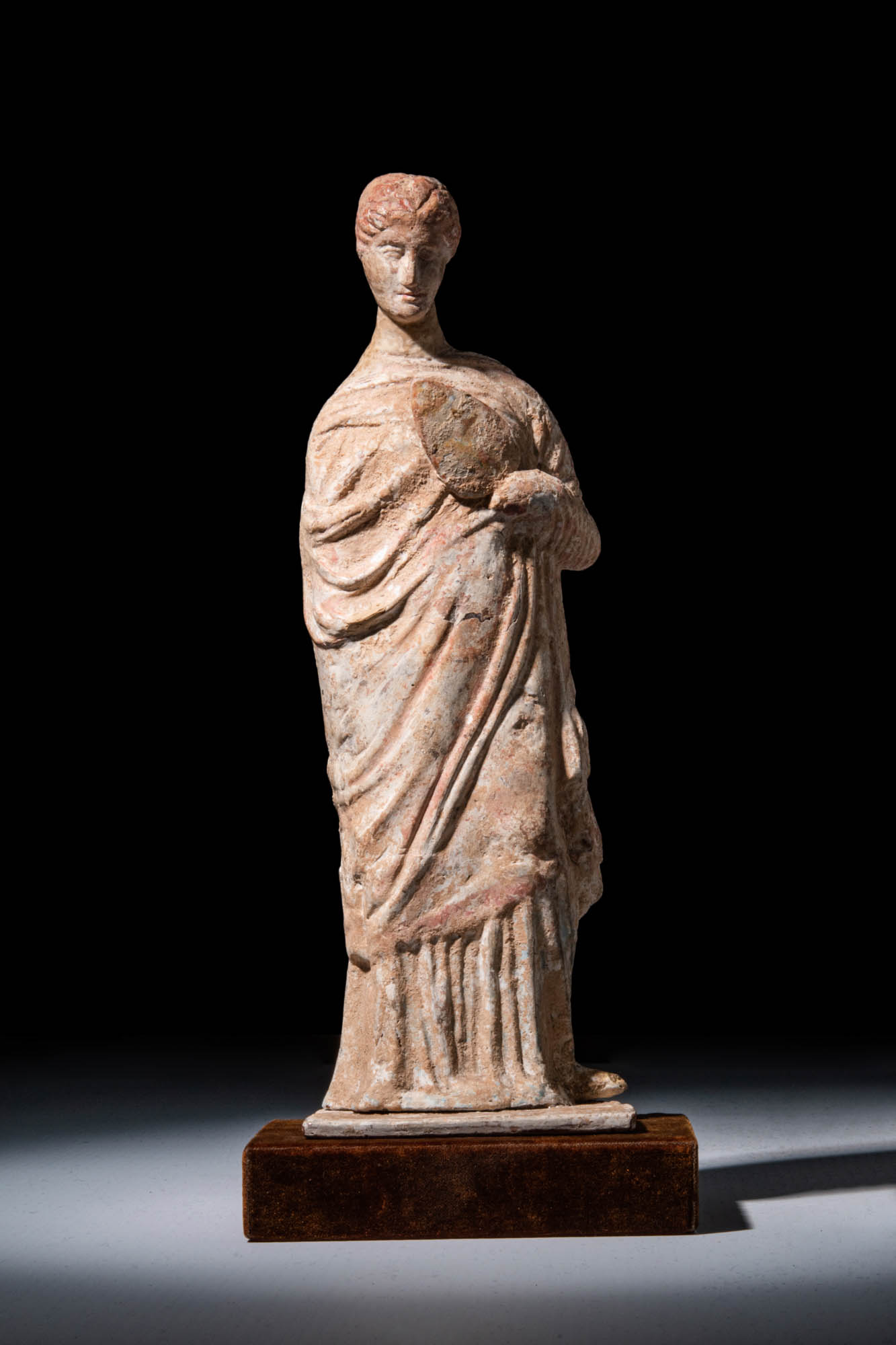 COLLECTION OF THREE GREEK TANAGRA STATUETTES - Image 3 of 11