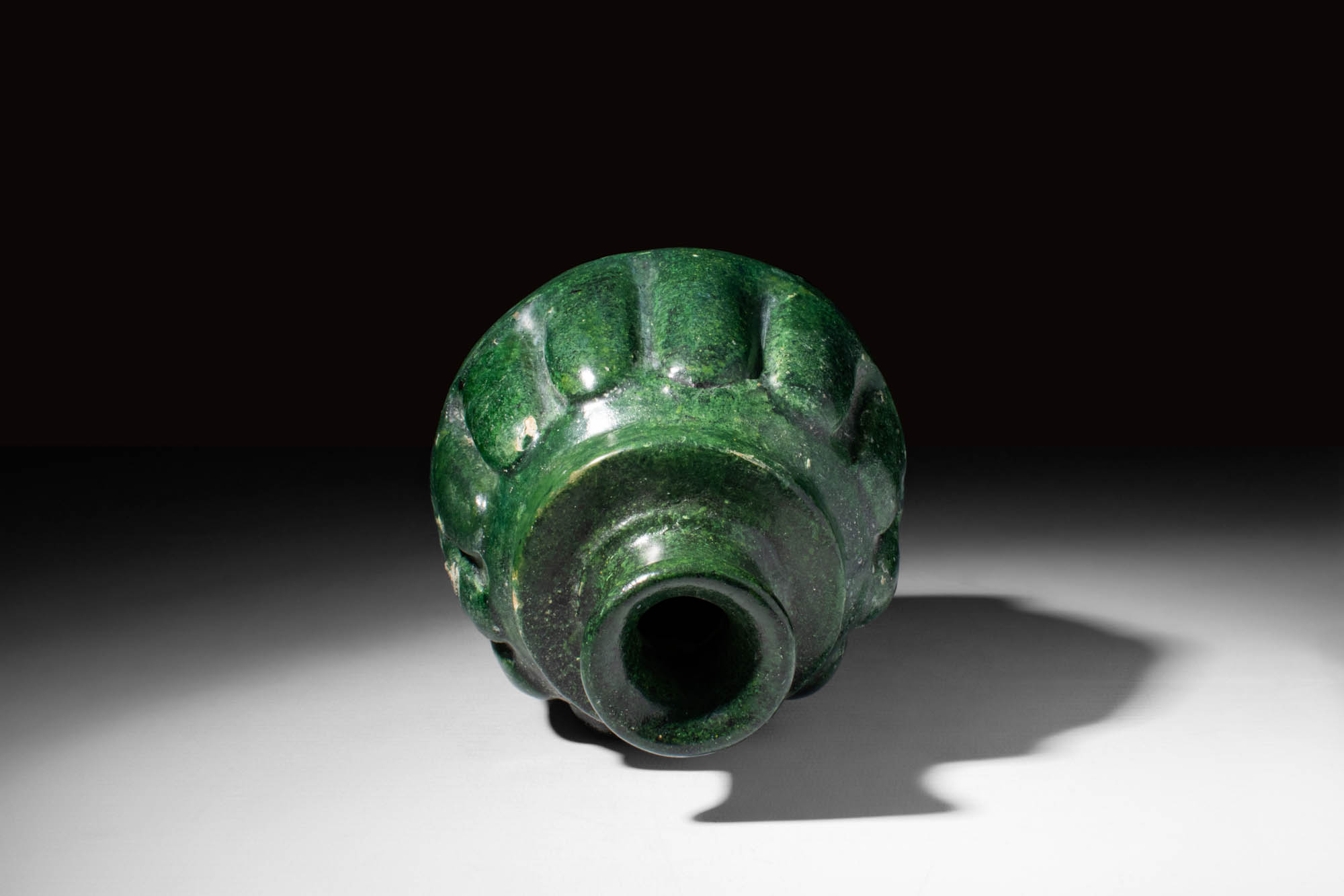 MEDIEVAL KHORASAN GREEN GLAZED JUG - Image 3 of 4