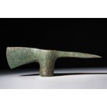 BRONZE AGE AXE WITH ADZE